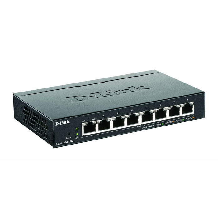 Switch D-Link DGS-1100-08PV2/E Negru