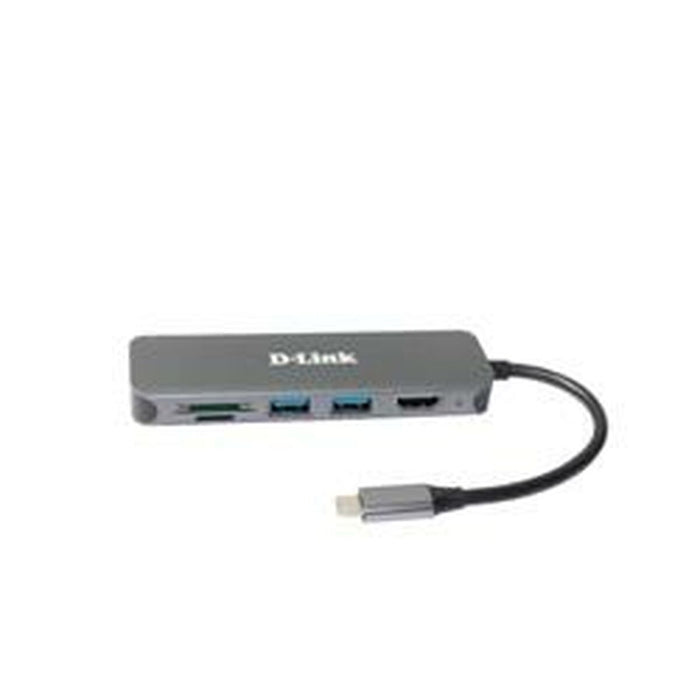 Hub USB D-Link DUB-2327 Negru