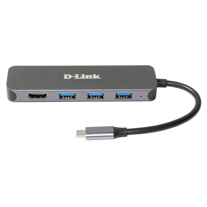 Hub USB D-Link DUB-2333 Gri 60 W