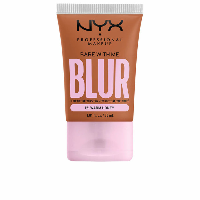 Bază de machiaj cremoasă NYX Bare With Me Blur Nº 15 Warm honey 30 ml