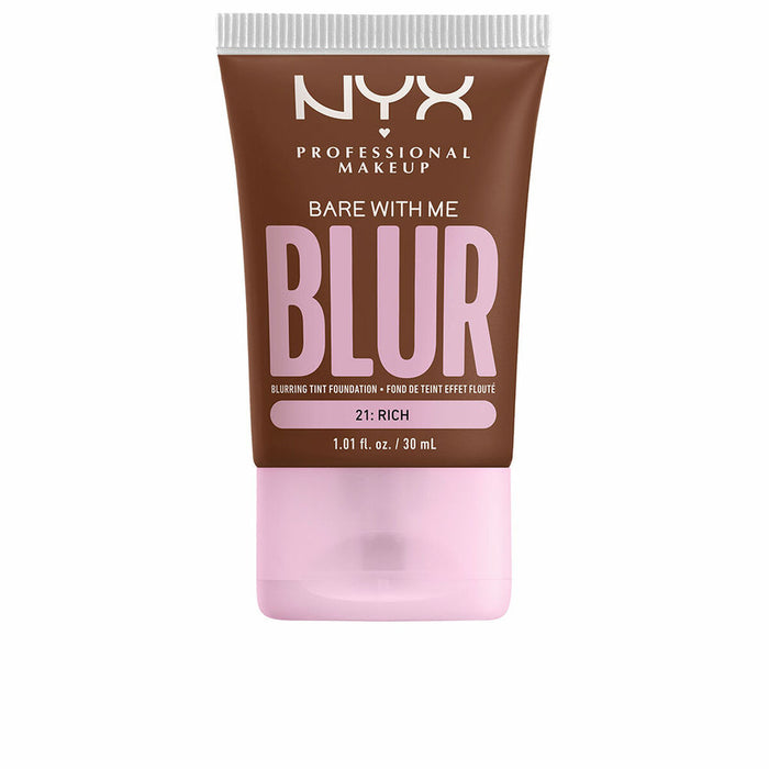 Bază de machiaj cremoasă NYX Bare With Me Blur Nº 21 Rich 30 ml