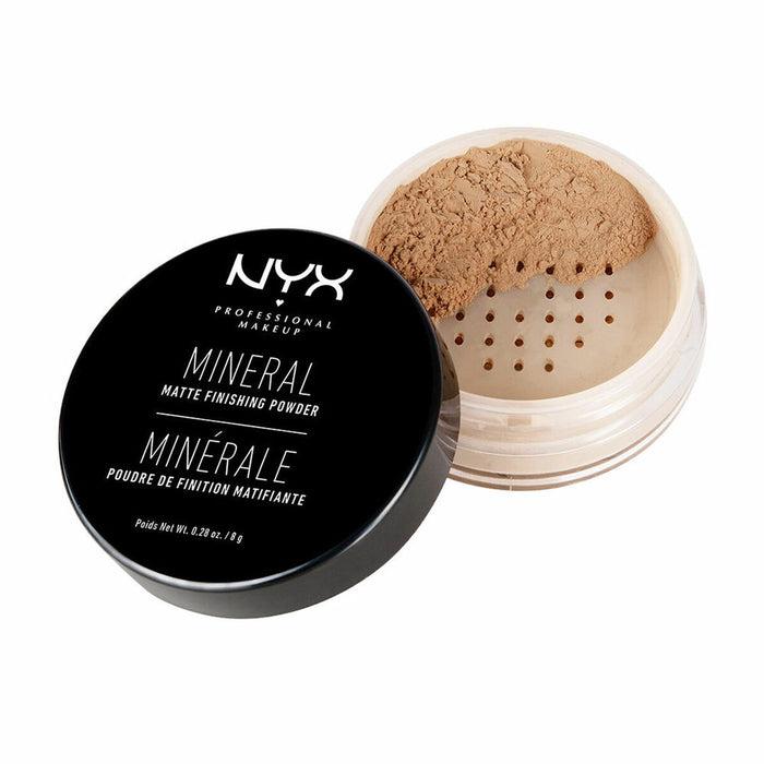Pudră de Fixare pentru Machiaj NYX Mineral Medium/Dark 8 g