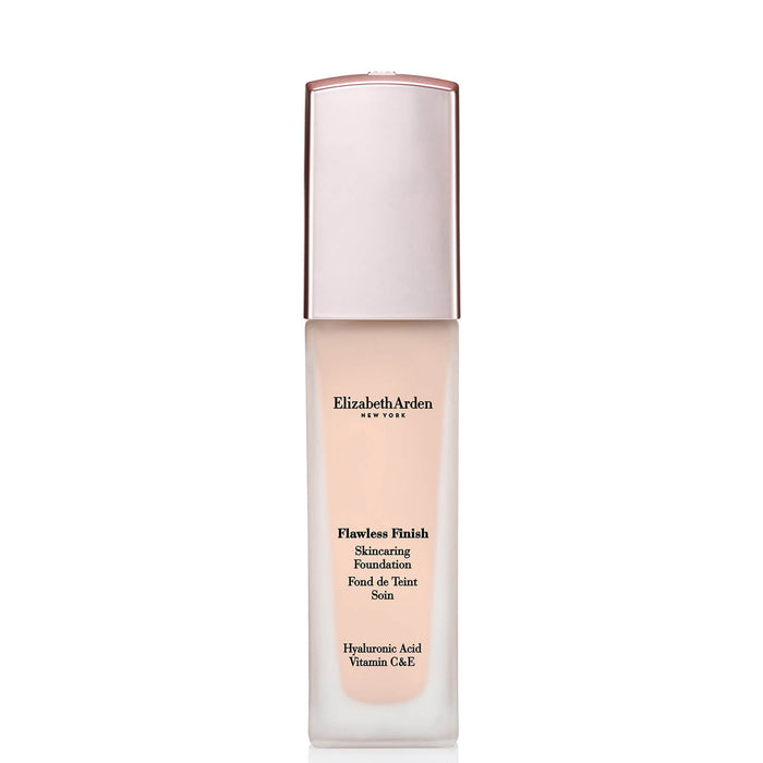 Fond de ten cremos Elizabeth Arden Flawless Finish Skincaring, cu acid hialuronic, nuanța 110N Foarte deschis neutru, 30 ml