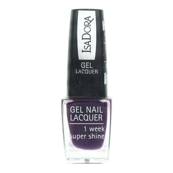 Lac de unghii IsaDora Gel Lacquer, lucios, nuanța 247 Pasărea purpurie, 6 ml