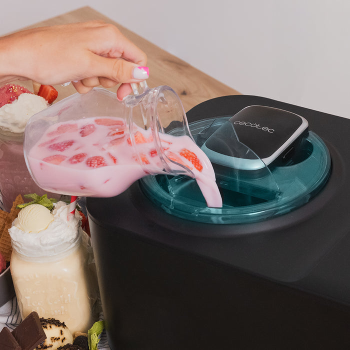 Mașină de făcut înghețată Cecotec Gelacy 1200 Touch, 1,2 l, 110 W, neagră
