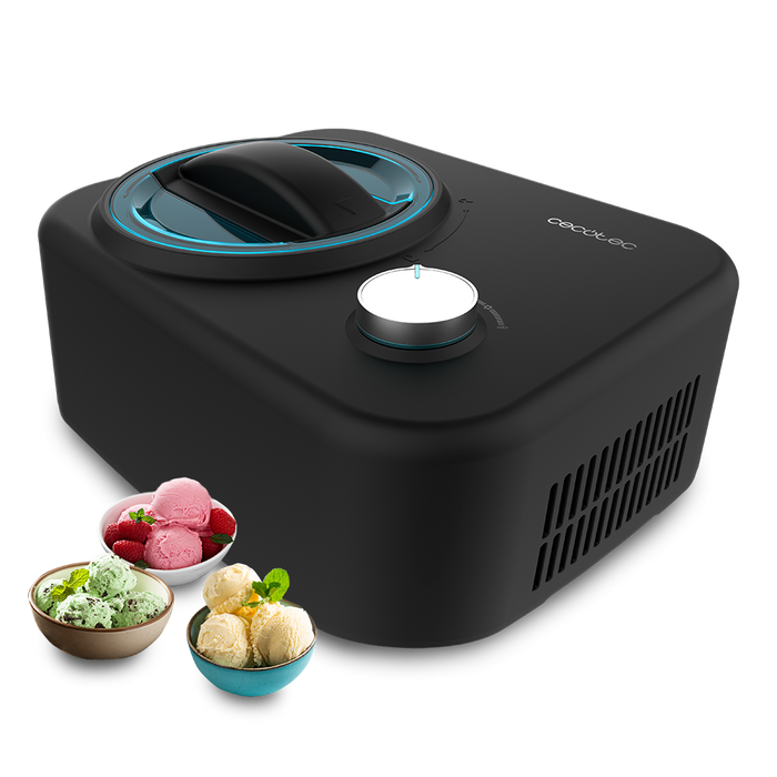 Aparat de făcut înghețată Cecotec Gelacy 800, 0,8 l, 100 W, negru