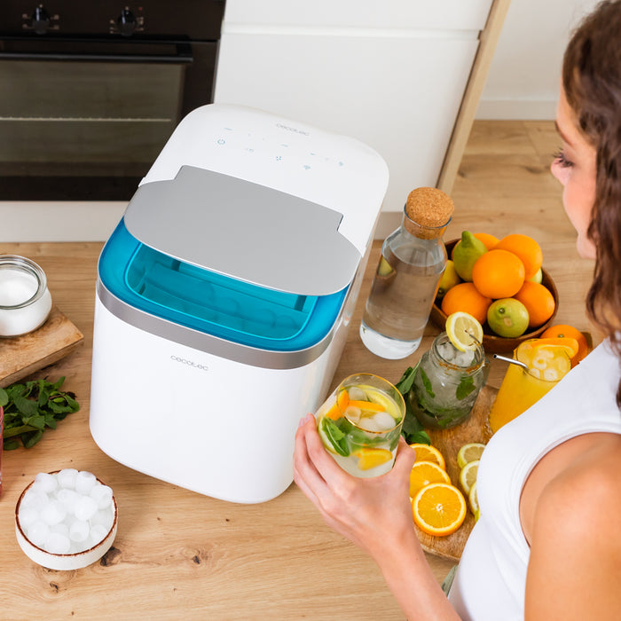 Mașină de făcut gheață Cecotec Chillin' Ice 1500, 15 kg/zi, 150 W, control Wi-Fi