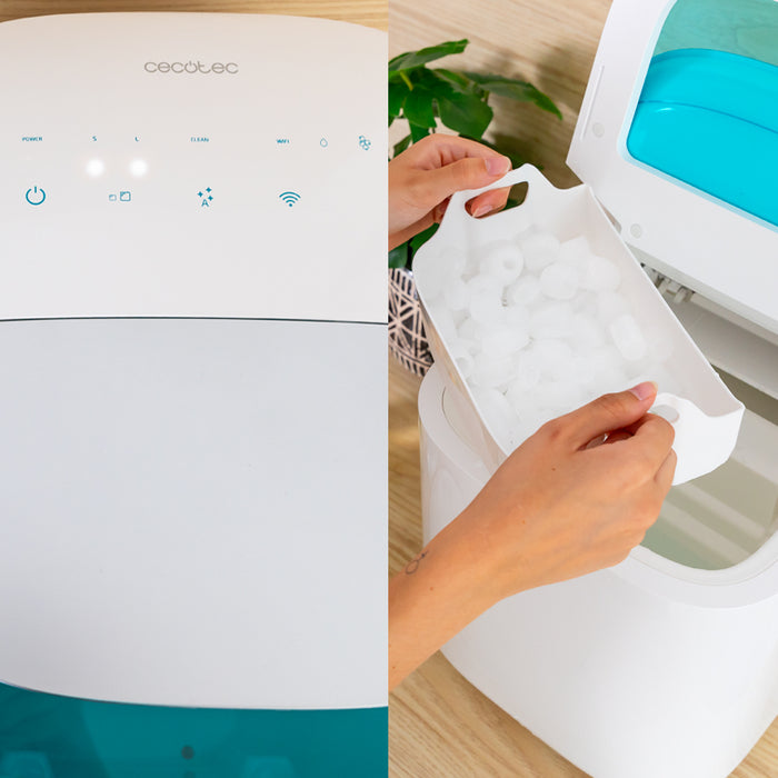 Mașină de făcut gheață Cecotec Chillin' Ice 1500, 15 kg/zi, 150 W, control Wi-Fi