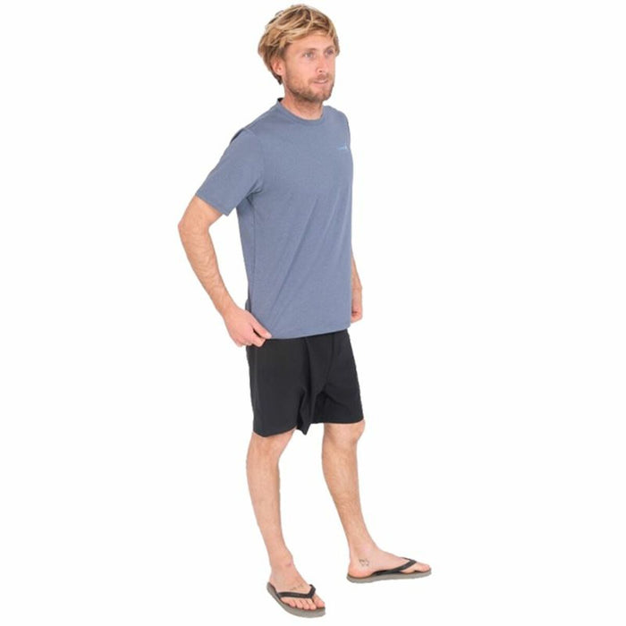 Tricou cu Mânecă Scurtă Bărbați Hurley One Only Slashed UPF Albastru