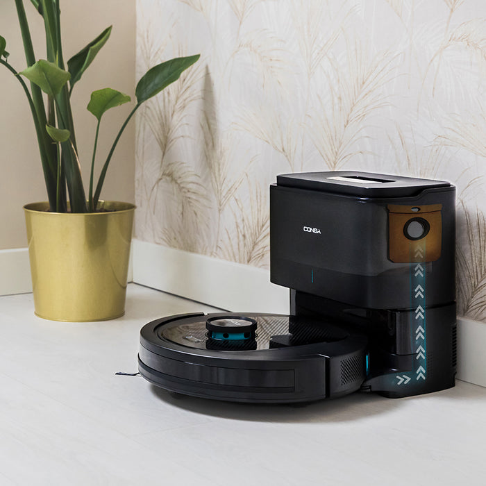 Aspirator robot Cecotec Conga 7490 Ultimate Home X-Treme, 4000 Pa, autonomie 120 min, bază cu golire automată de 2 l