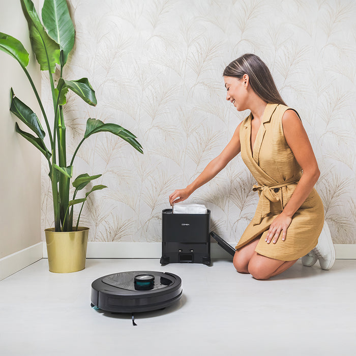 Aspirator robot Cecotec Conga 7490 Ultimate Home X-Treme, 4000 Pa, autonomie 120 min, bază cu golire automată de 2 l