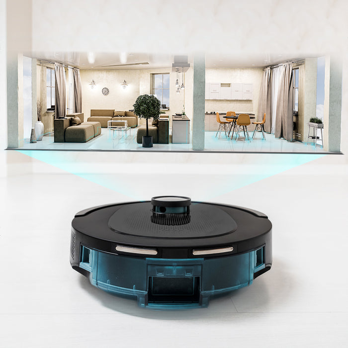 Aspirator robot Cecotec Conga 7490 Ultimate Home X-Treme, 4000 Pa, autonomie 120 min, bază cu golire automată de 2 l