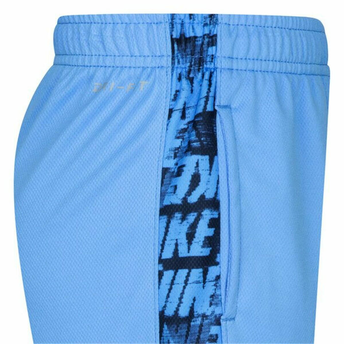 Pantaloni Scurți Sport pentru Copii Nike Dry Fit Trophy Albastru Negru