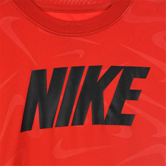 Tricou cu Mânecă Scurtă pentru Copii Nike Swoosh Toss Roșu
