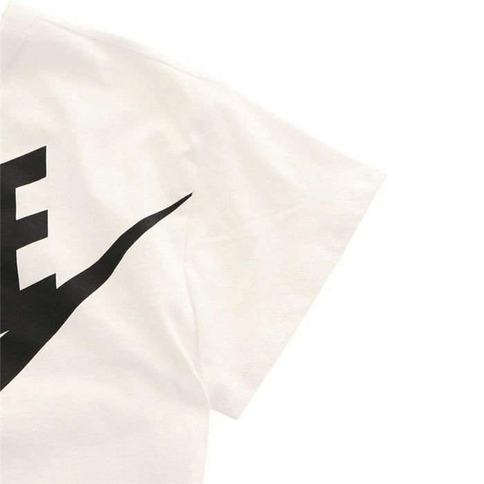 Tricou cu Mânecă Scurtă pentru Copii Nike Icon Futura Alb