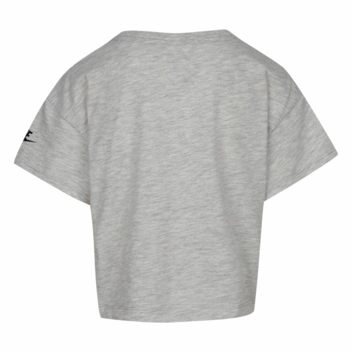 Tricou cu Mânecă Scurtă pentru Copii Nike Knit  Gri
