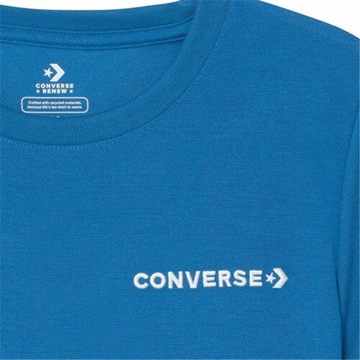 Tricou cu Mânecă Scurtă Copii Converse Field Surplus Albastru