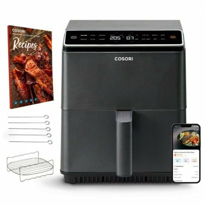 Friteuză fără Ulei Cosori Dual Blaze Chef Edition 1700 W Negru 6,4 L