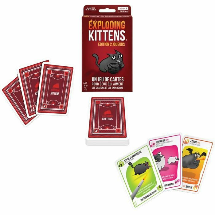 Jocuri de cărți Asmodee Exploding Kittens