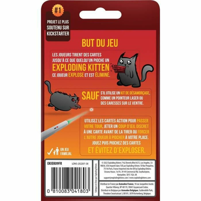 Jocuri de cărți Asmodee Exploding Kittens