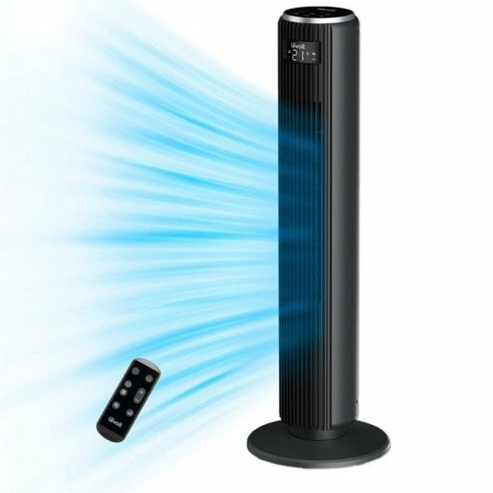 Ventilator turn cu telecomandă Levoit TempSense 36 Pro 39 W Negru