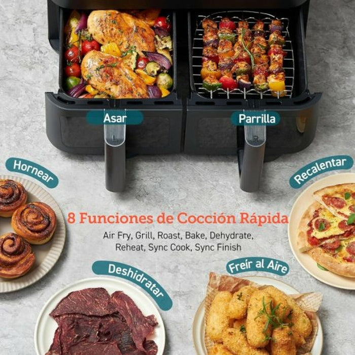 Friteuză cu Aer Cosori Dual Basket 8.5 Chef Edition Negru 8,5 L