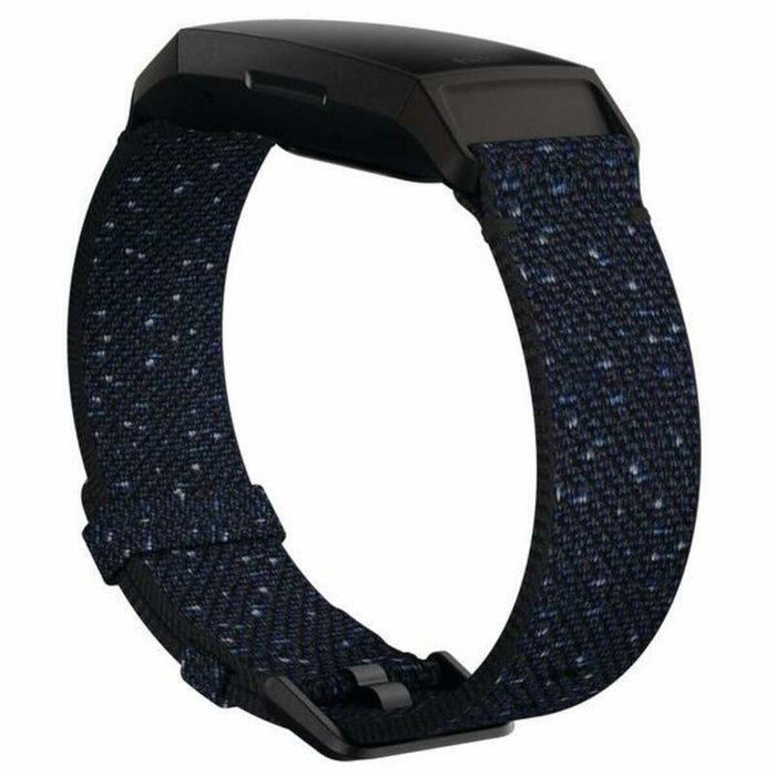 Curea Fitbit CHARGE 4 FB168WBNVBKL 18 - 22 cm Pânză Albastru