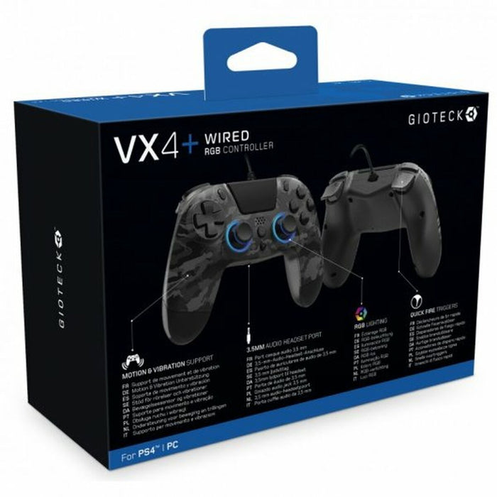 Telecomandă Jocuri Gaming GIOTECK VX-4+ Gri PlayStation 4