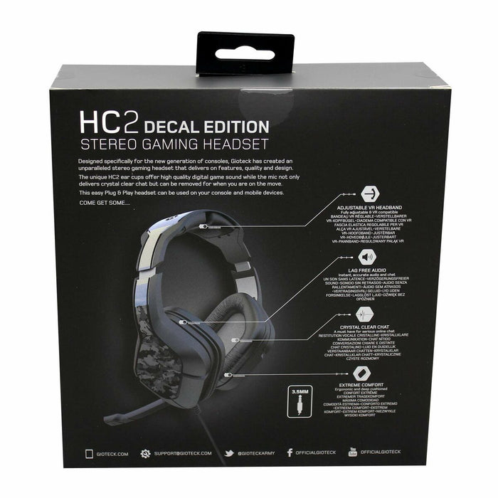 Căști cu Microfon Gaming GIOTECK HC2