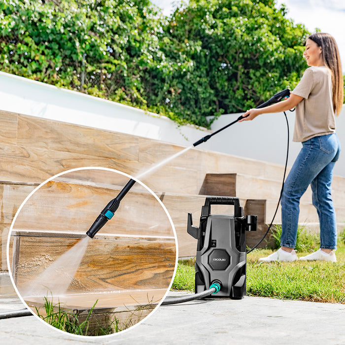 Aparat de spălat cu presiune Cecotec HydroBoost 1400 Essential, 1400 W, 105 bar, debit 426 l/h