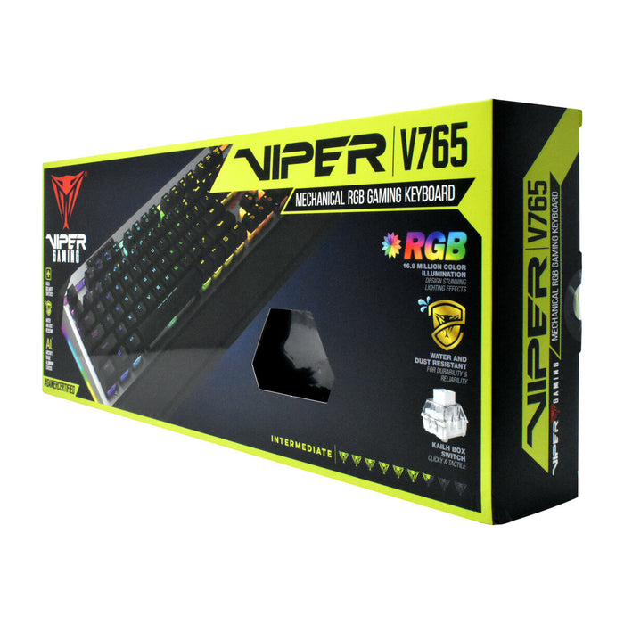 Tastatură Patriot Memory Viper V765 Negru/Argintiu QWERTY