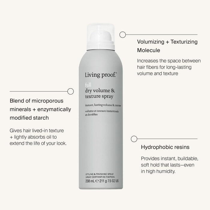 Spray pentru Volum Living Proof Full 238 ml Agenți de texturare
