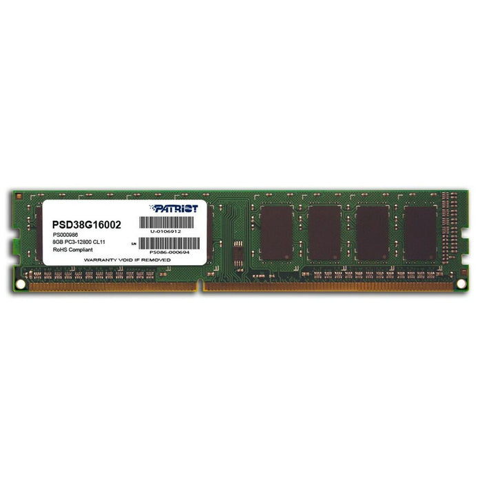 Memorie RAM Patriot Memory PC3-12800 CL11 8 GB