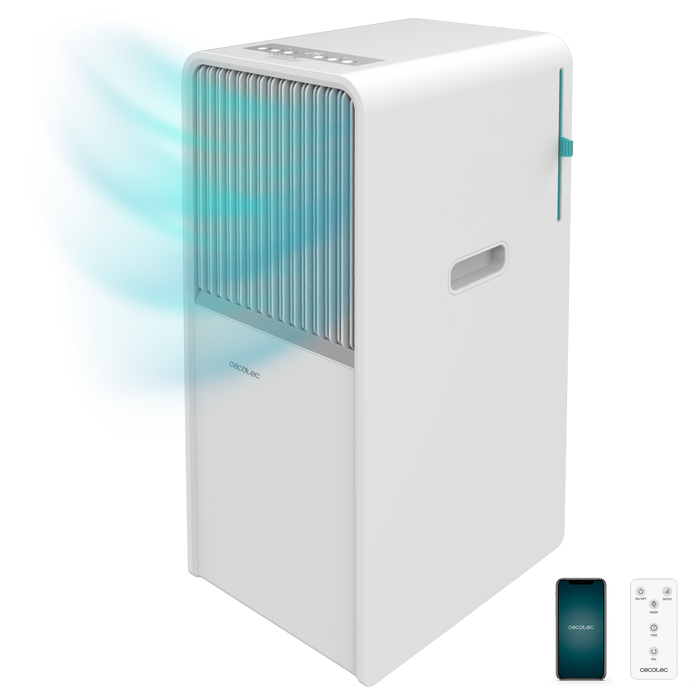 Aer condiționat portabil Cecotec ForceClima 7550 Style Connected, 7000 BTU, clasa A, alb