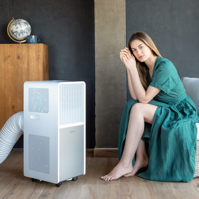 Aparat de aer condiționat portabil Cecotec ForceClima 9150 Style, 9000 BTU, pentru 25 m², clasa A