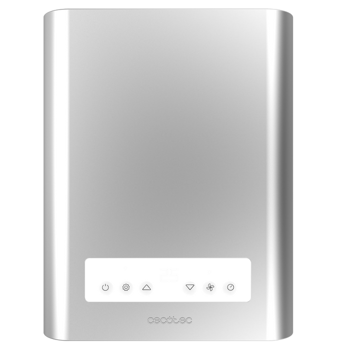 Aer condiționat portabil cu pompă de căldură Cecotec ForceClima 12650 Style Heating, 12000 BTU, clasa A, alb