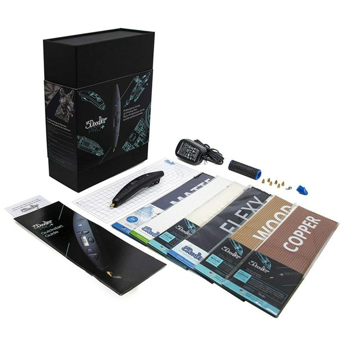 Stilou de imprimare 3D 3Doodler 3DP2-BK-ALL