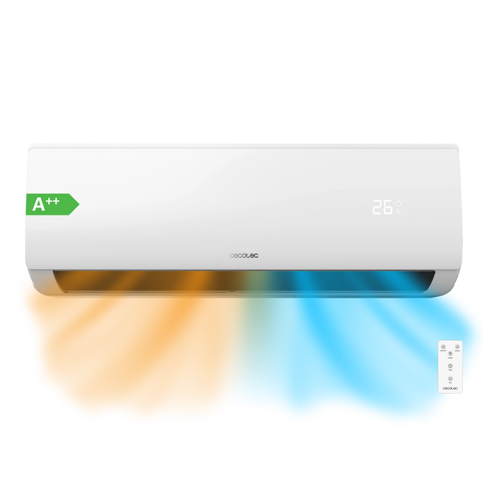 Aparat de aer condiționat split Cecotec AirClima 9000 Smartfresh, 9000 BTU, 2600 W, clasa A++
