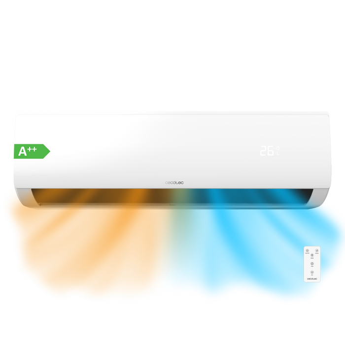 Aparat de aer condiționat split Cecotec AirClima 12000 Smartfresh, 12.000 BTU, 3400 W, clasa A++