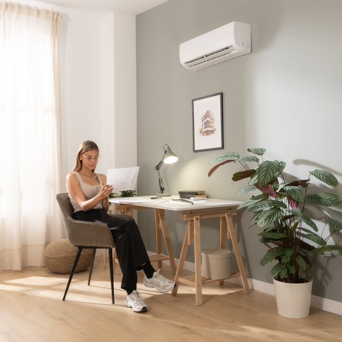 Aer condiționat split Cecotec AirClima 12000 Smartfresh Connected, 12.000 BTU, 3400 W, clasa A++, alb