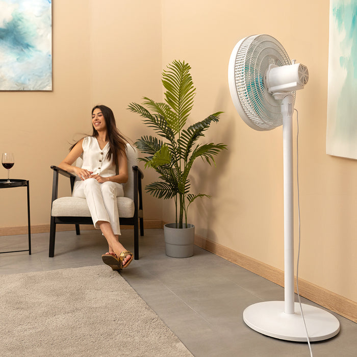 Ventilator cu picior Cecotec EnergySilence 550 3in1, 60 W, 3 trepte, alb