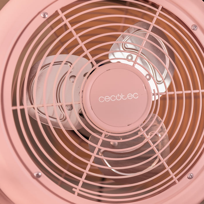 Ventilator cu picior Cecotec EnergySilence 250 ClassicStyle Pink, 25 W, 2 trepte, 26 cm, roz