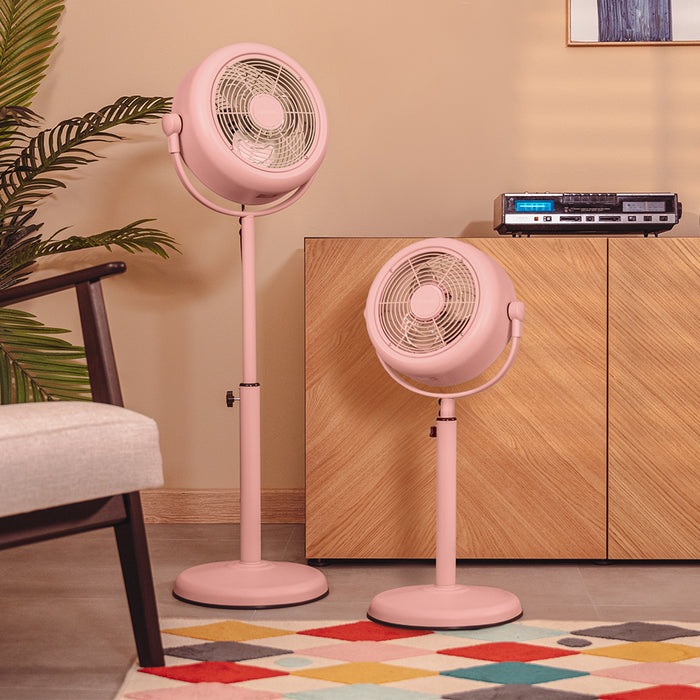 Ventilator cu picior Cecotec EnergySilence 250 ClassicStyle Pink, 25 W, 2 trepte, 26 cm, roz