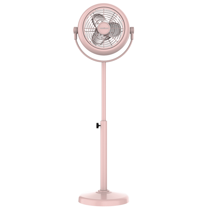 Ventilator cu picior Cecotec EnergySilence 250 ClassicStyle Pink, 25 W, 2 trepte, 26 cm, roz