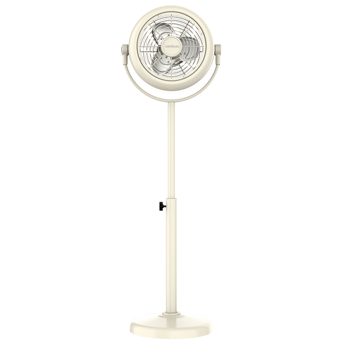 Ventilator cu picior Cecotec EnergySilence 250 ClassicStyle Beige, 25 W, 26 cm, 2 trepte, bej