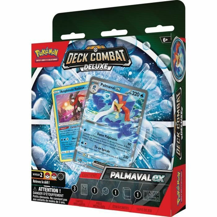 Deck of Cards Pokémon Scarlet & Violet Q4 2023 Deluxe EX Meowscarada & Quaquaval (FR)