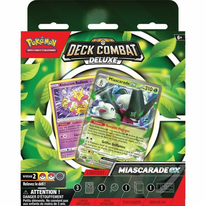 Deck of Cards Pokémon Scarlet & Violet Q4 2023 Deluxe EX Meowscarada & Quaquaval (FR)