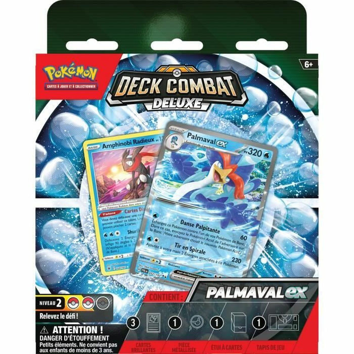 Deck of Cards Pokémon Scarlet & Violet Q4 2023 Deluxe EX Meowscarada & Quaquaval (FR)