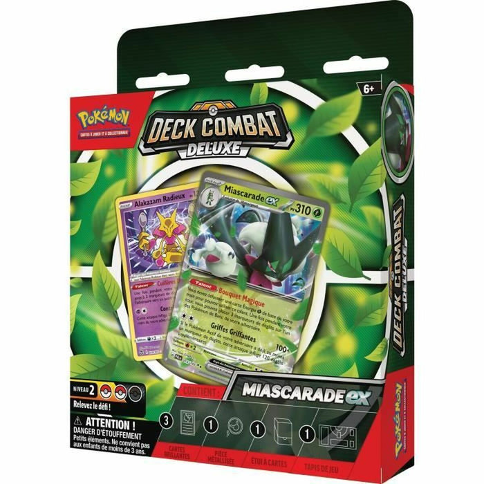 Deck of Cards Pokémon Scarlet & Violet Q4 2023 Deluxe EX Meowscarada & Quaquaval (FR)