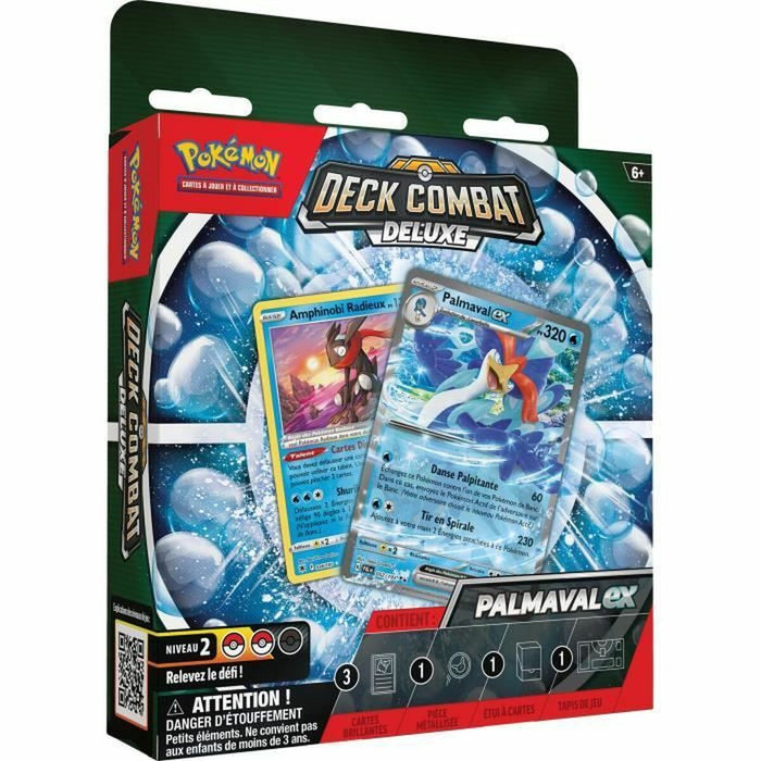 Deck of Cards Pokémon Scarlet & Violet Q4 2023 Deluxe EX Meowscarada & Quaquaval (FR)